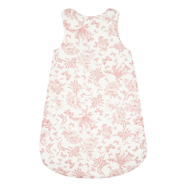 Toile de Jouy Baby Sleeping Bag | Peach