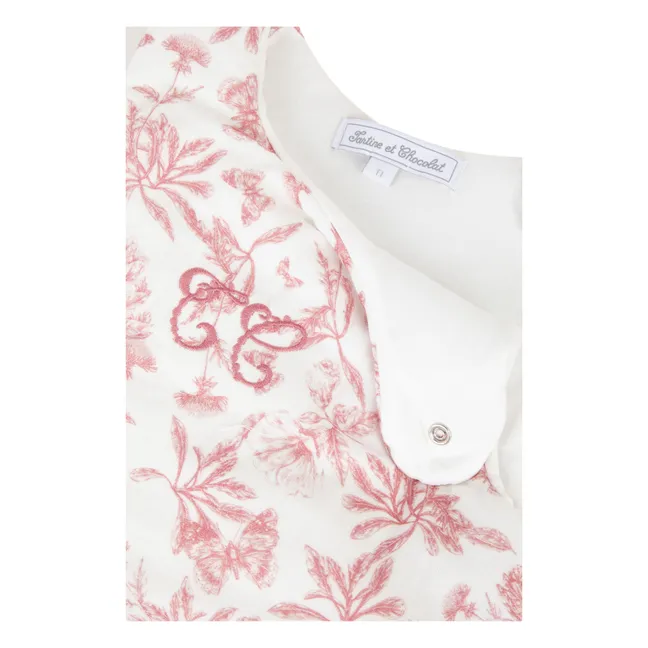 Toile de Jouy Baby Sleeping Bag | Peach