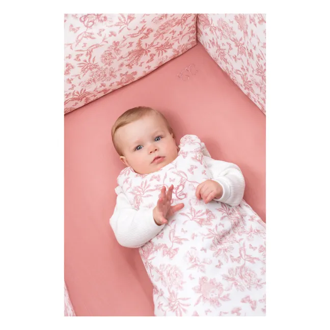 Toile de Jouy Baby Sleeping Bag | Peach