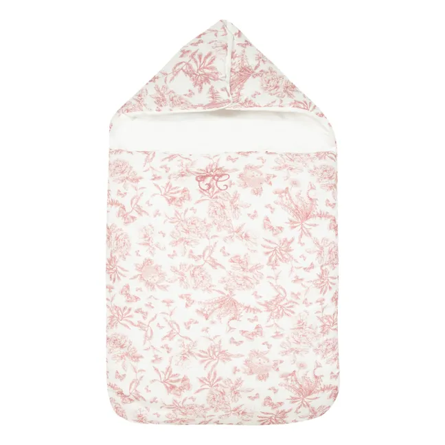 Nid d'ange Toile de Jouy | Rose pêche