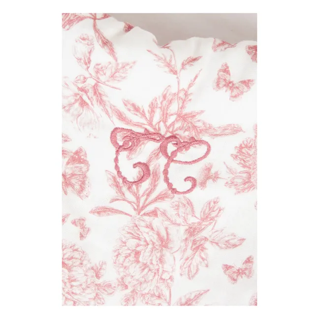 Nid d'ange Toile de Jouy | Rose pêche