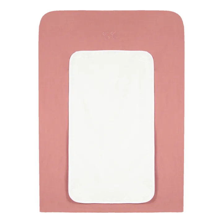 Toile de Jouy Changing Mat Cover | Peach- Product image n°0