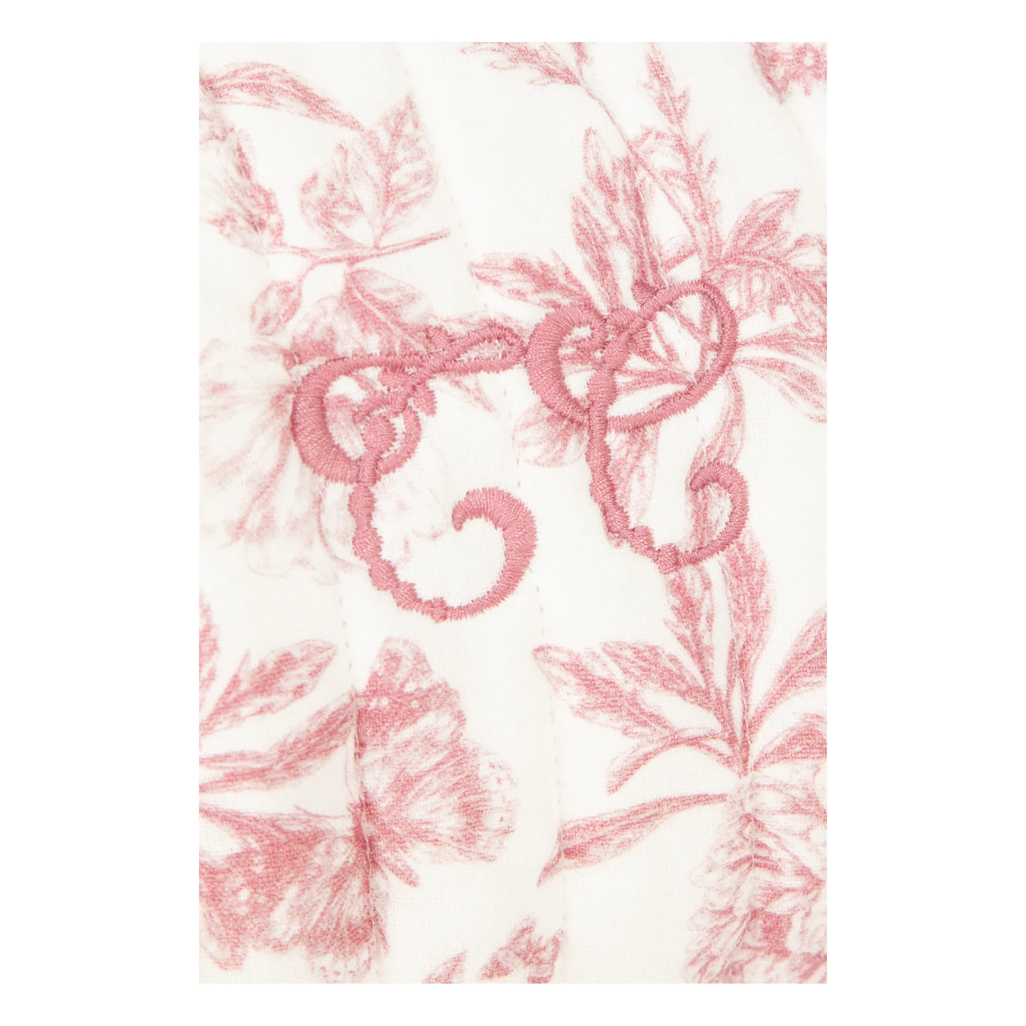 Trousse de toilette Toile de Jouy | Rose pêche- Image produit n°2