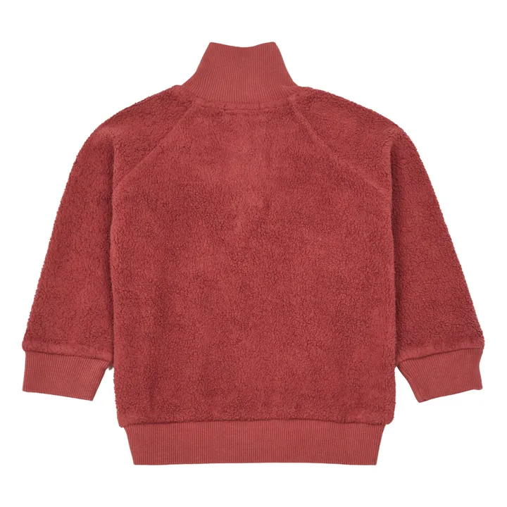 Sweatshirt Reißverschluss William | Terracotta- Produktbild Nr. 1