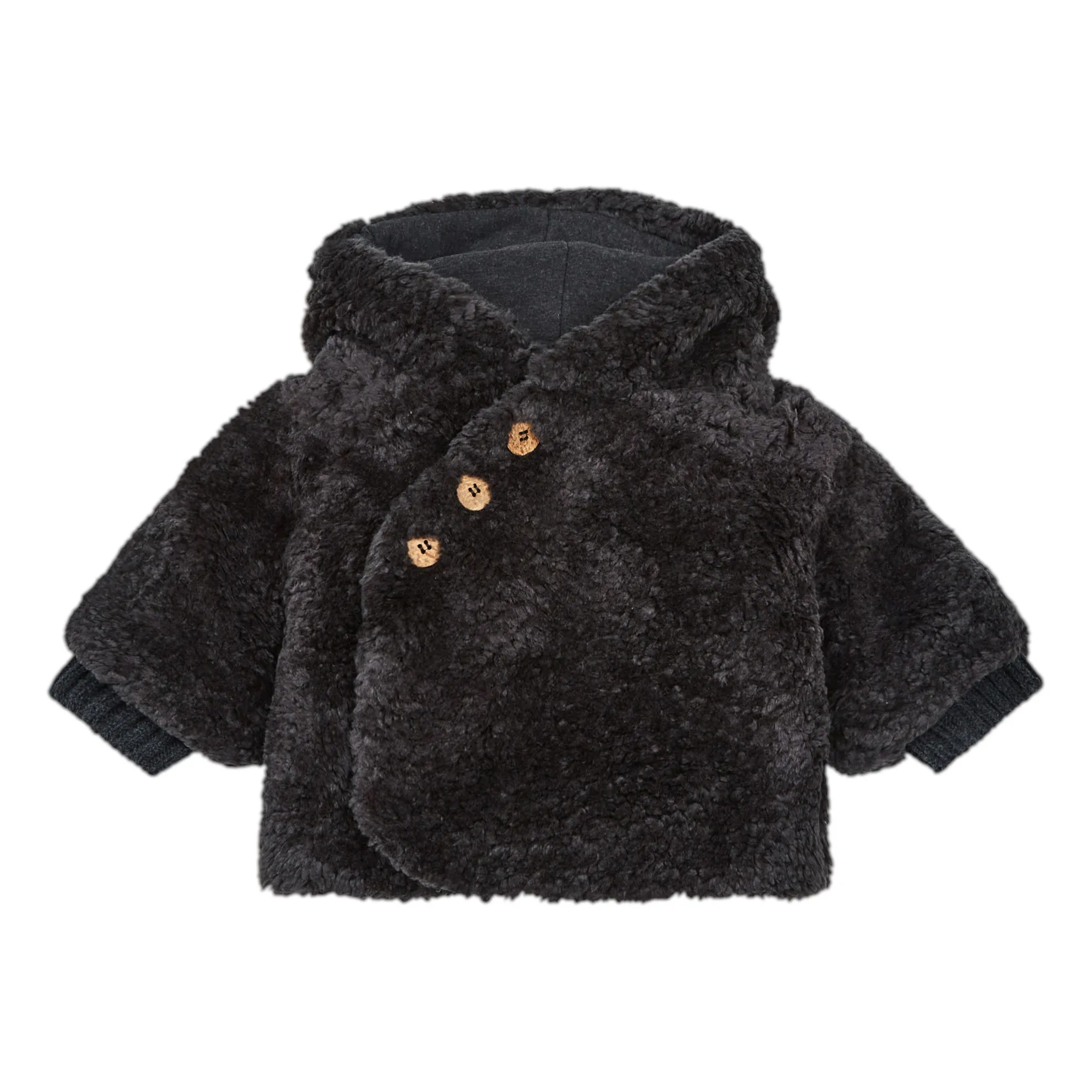 1+ In The Family Black Flora Coat