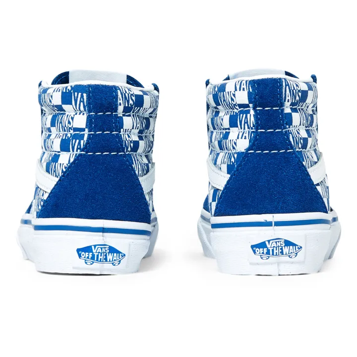 Sneakers mit Schottenmuster SK8-Hi  | Blau- Produktbild Nr. 4