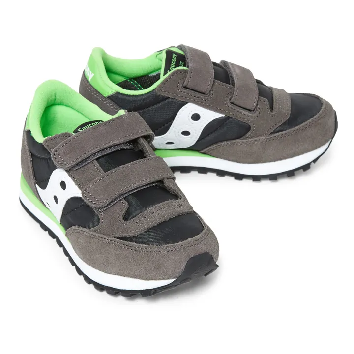 Double Velcro Jazz Sneakers - Kids’ Collection  | Grey- Product image n°1