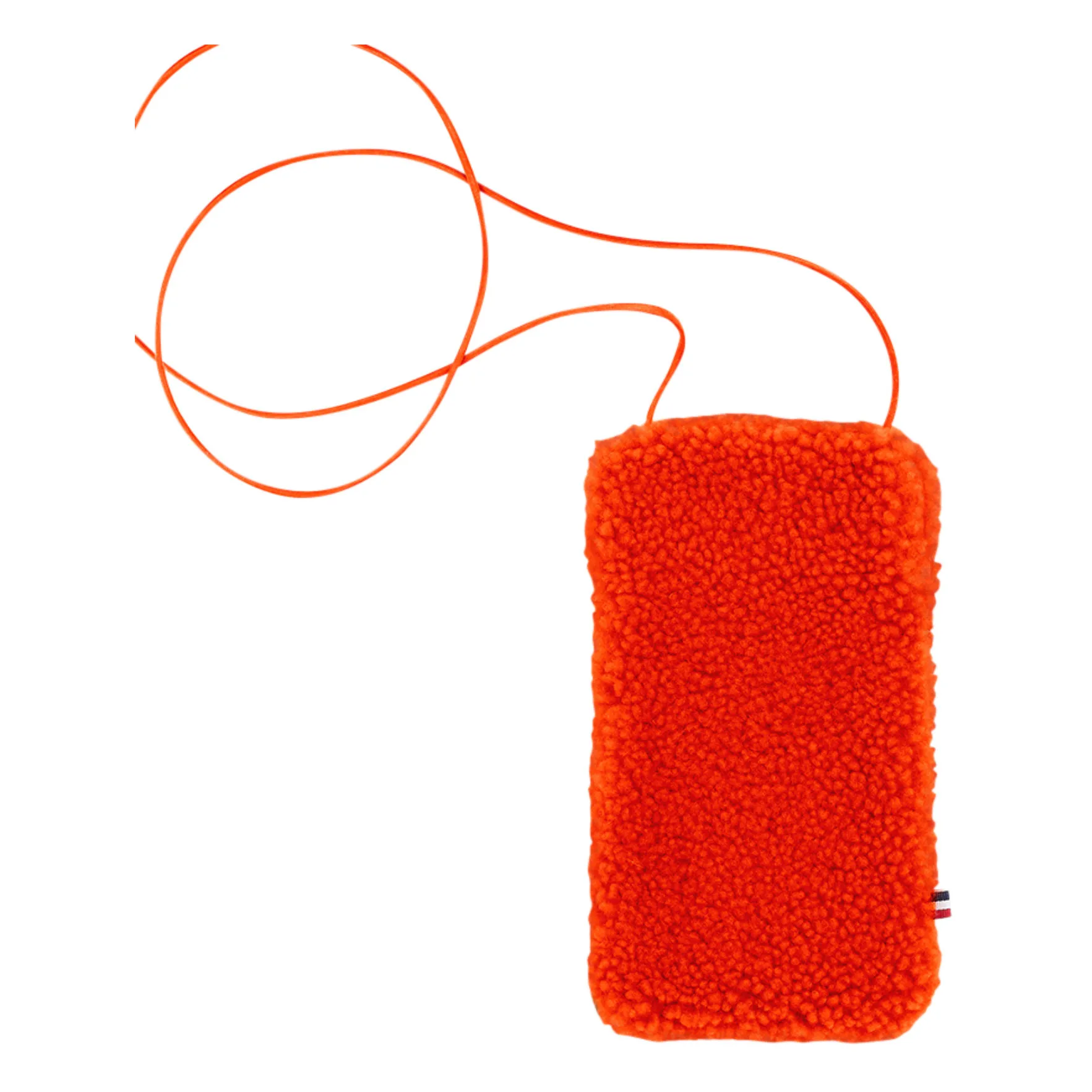 Toasties Orange Merino Sheepskin Phone Case