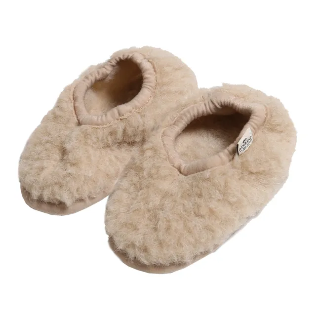 Shearling Slipper | Beige