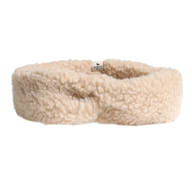 Shearling Headband | Beige
