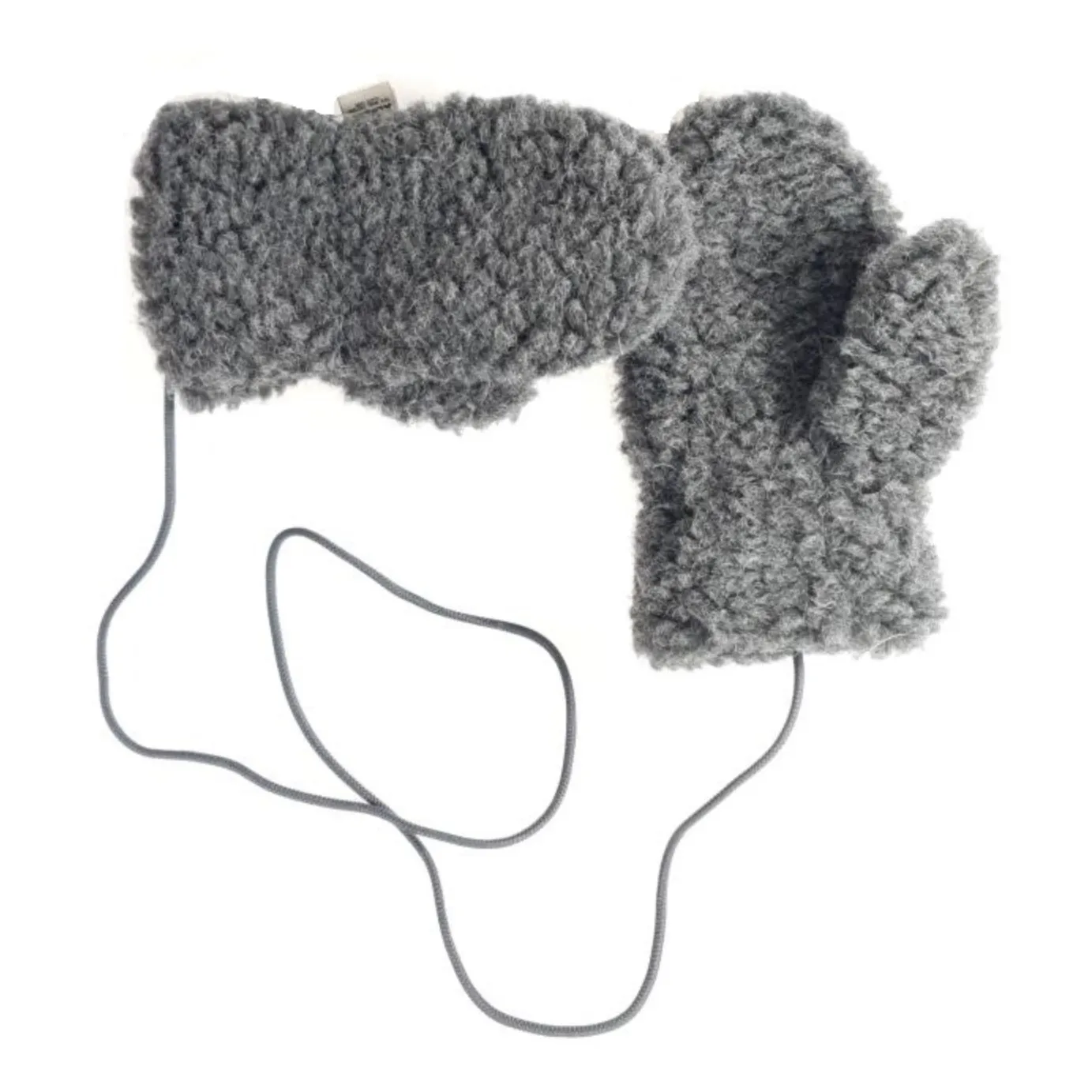 Alwero Charcoal Grey Gully Mittens