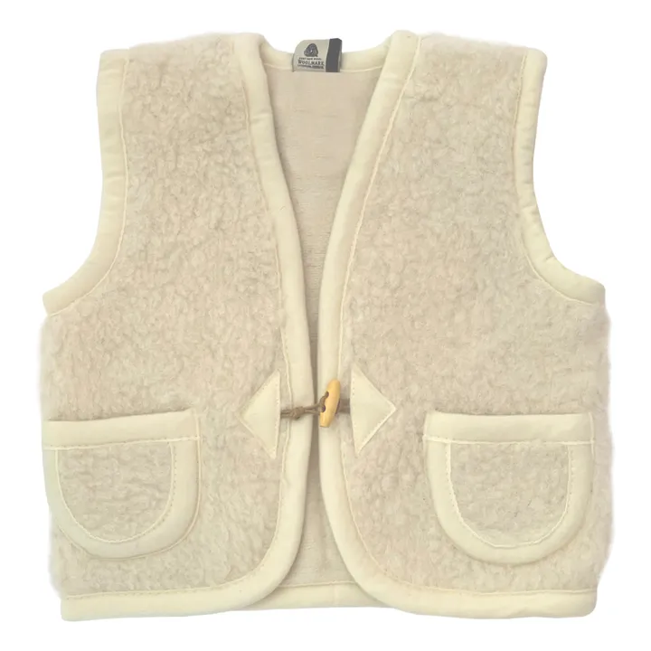 Alpen Sleeveless Gilet | Cream- Product image n°0