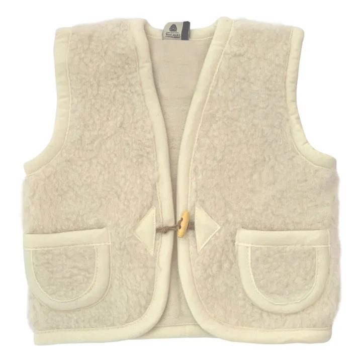 Gilet Sans Manches Alpen | Ecru- Image produit n°0