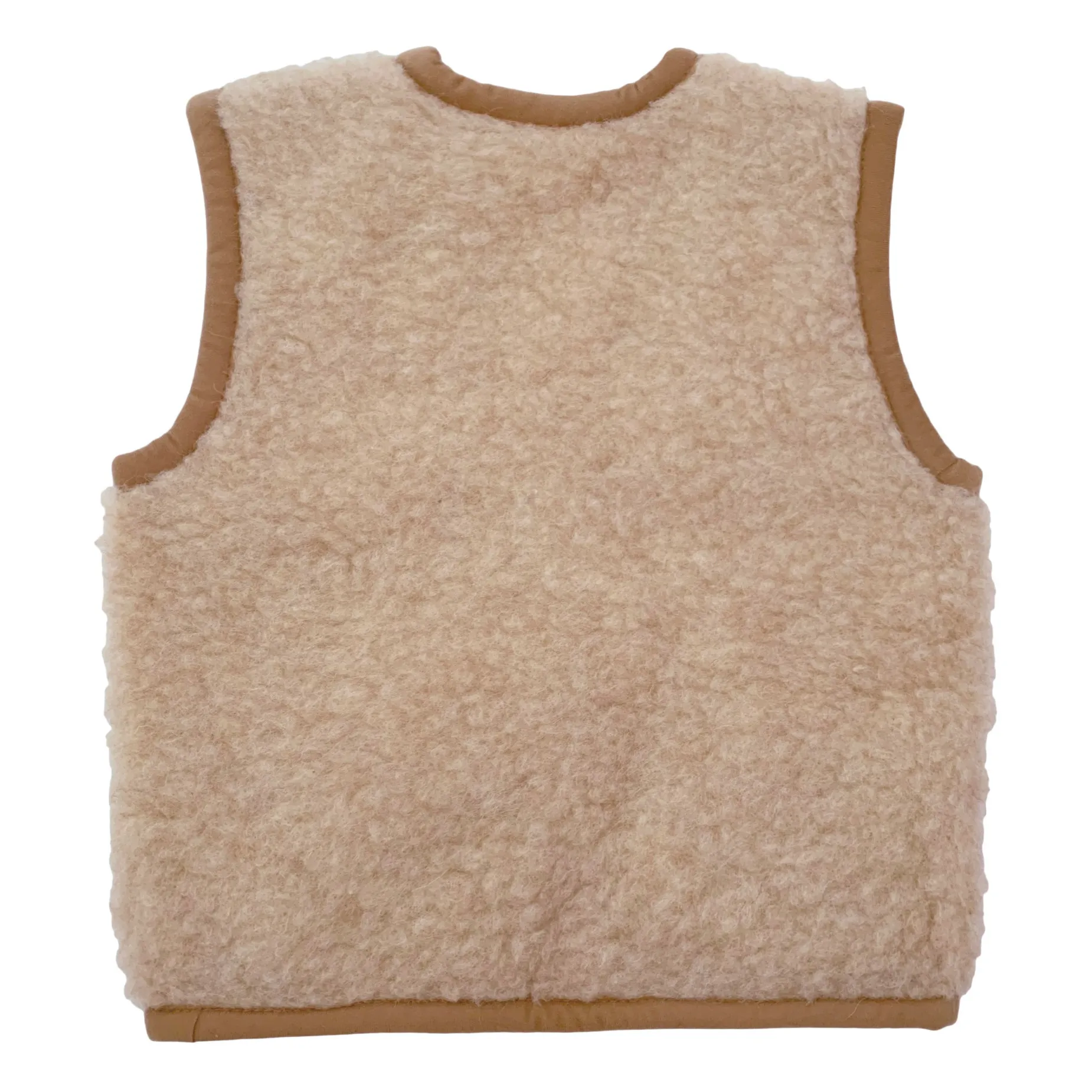 Alpen Sleeveless Gilet | Beige- Product image n°5