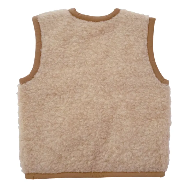 Alpen Sleeveless Gilet | Beige- Product image n°5