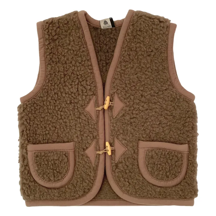 Alpen Sleeveless Gilet | Chocolate- Product image n°0