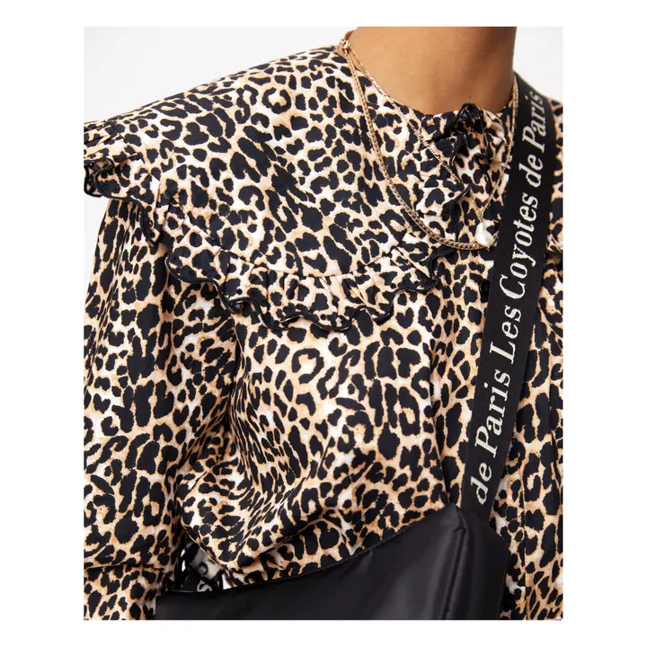 Hemd Leopard Fran | Kamelbraun- Produktbild Nr. 3
