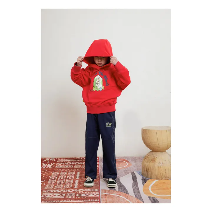 Sudadera con capucha | Rojo- Imagen del producto n°1