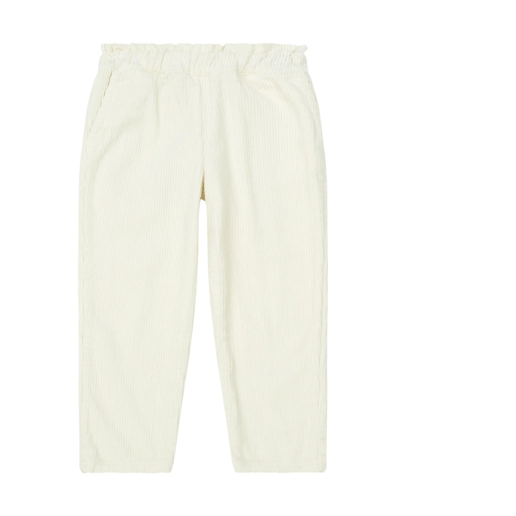 Bonton Ecru Babylon Organic Cotton Corduroy Trousers