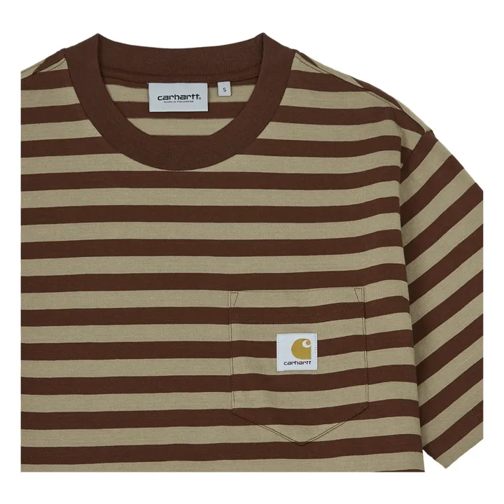 T-Shirt Scotty Pocket | Burgunderrot- Produktbild Nr. 1