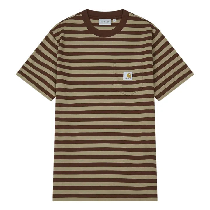 T-Shirt Scotty Pocket | Burgunderrot- Produktbild Nr. 0