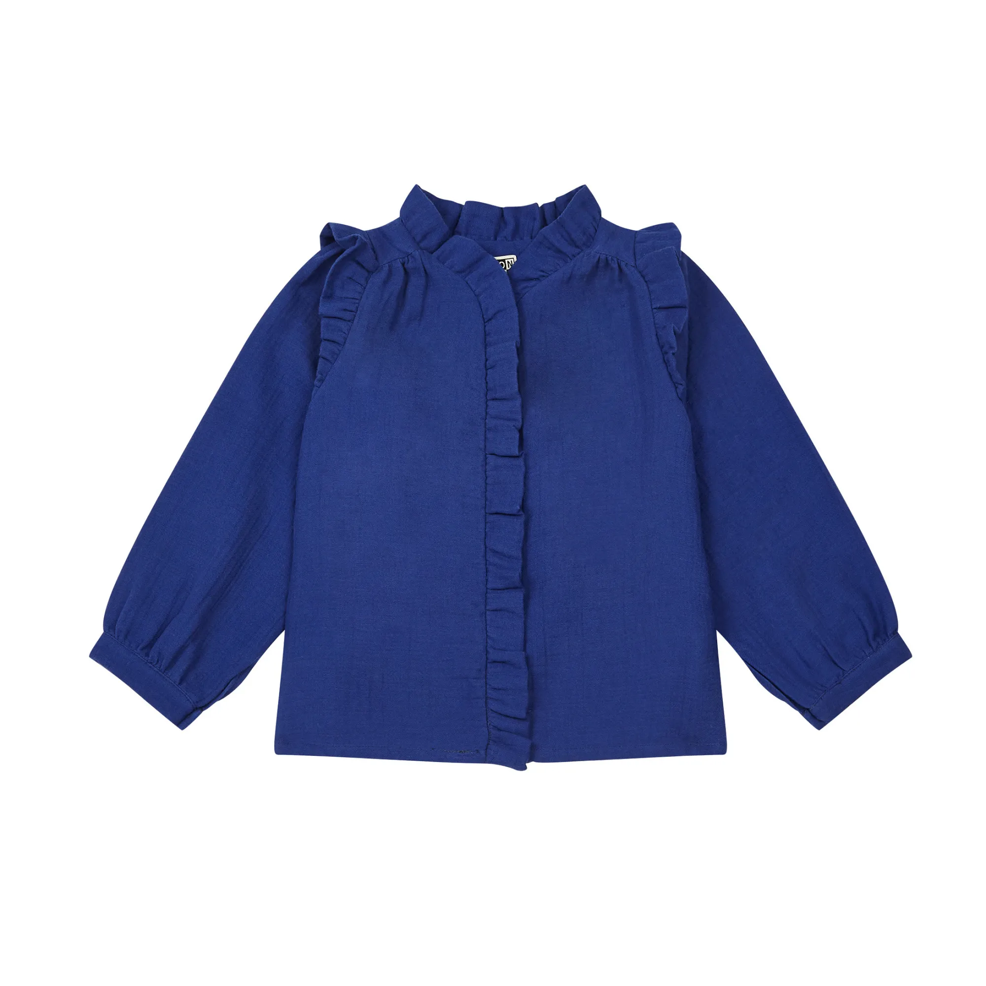 Bonton Blue Dory Organic Cotton Muslin Blouse