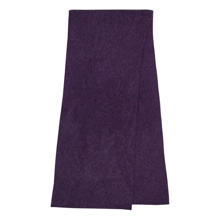 Abella Mohair and Wool Scarf | Purple- Product image n°0