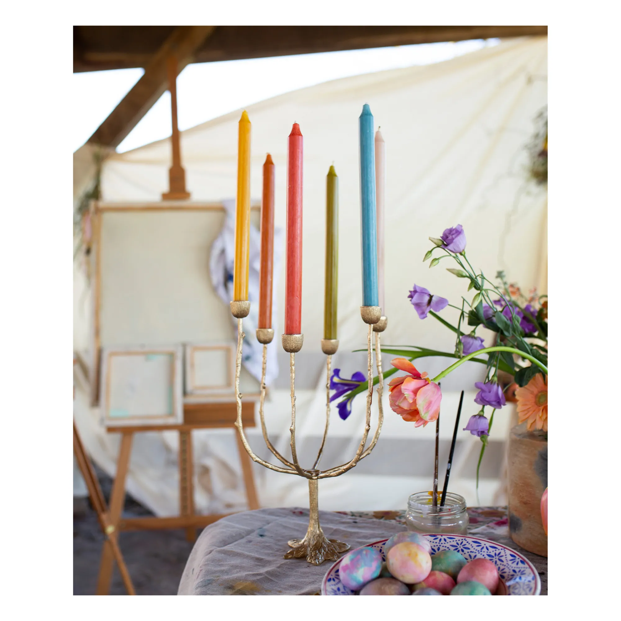 Bougeoir Misty  | Mordoré- Image produit n°1