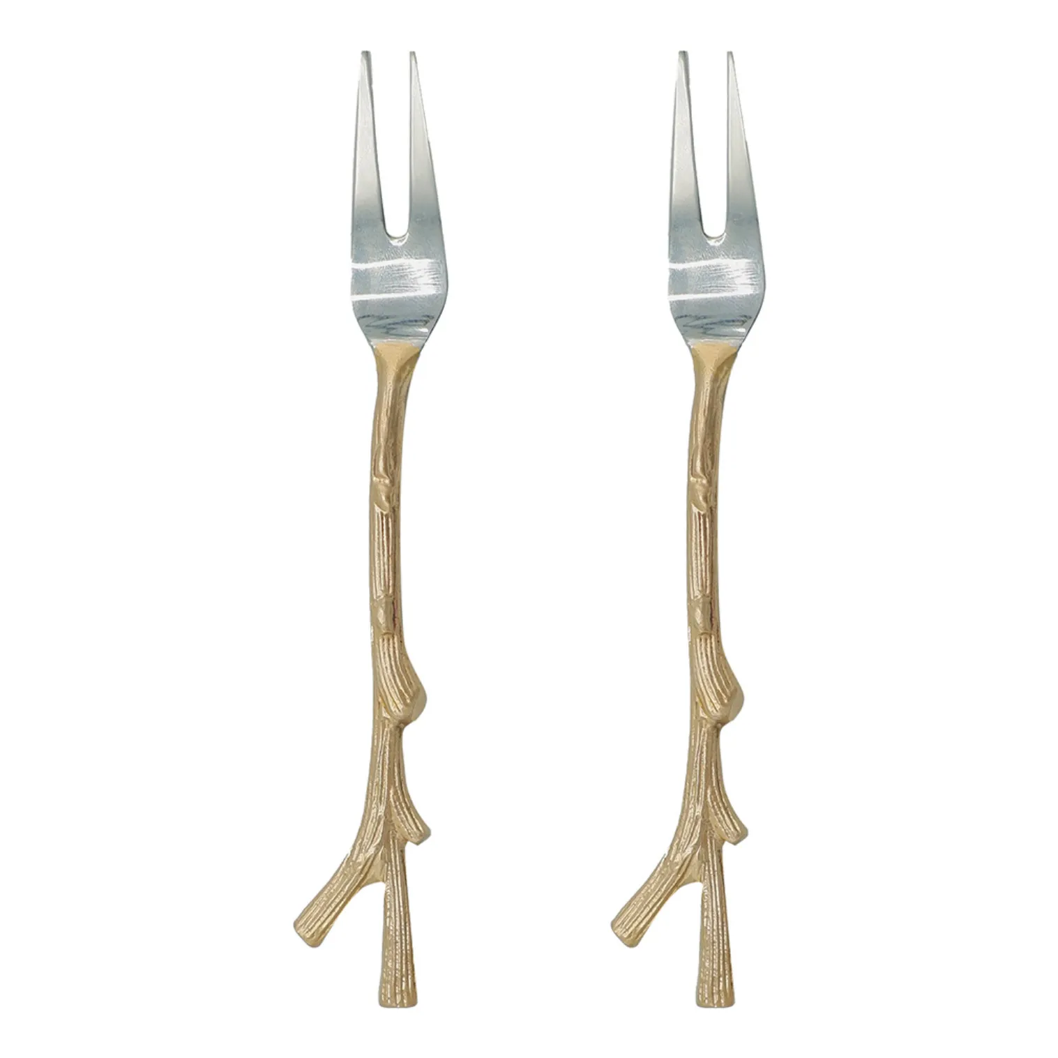 Doing Goods Golden Brown Oyster Forks - Set Of 2
