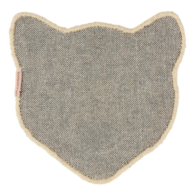 Leopard head wall decoration | Brown