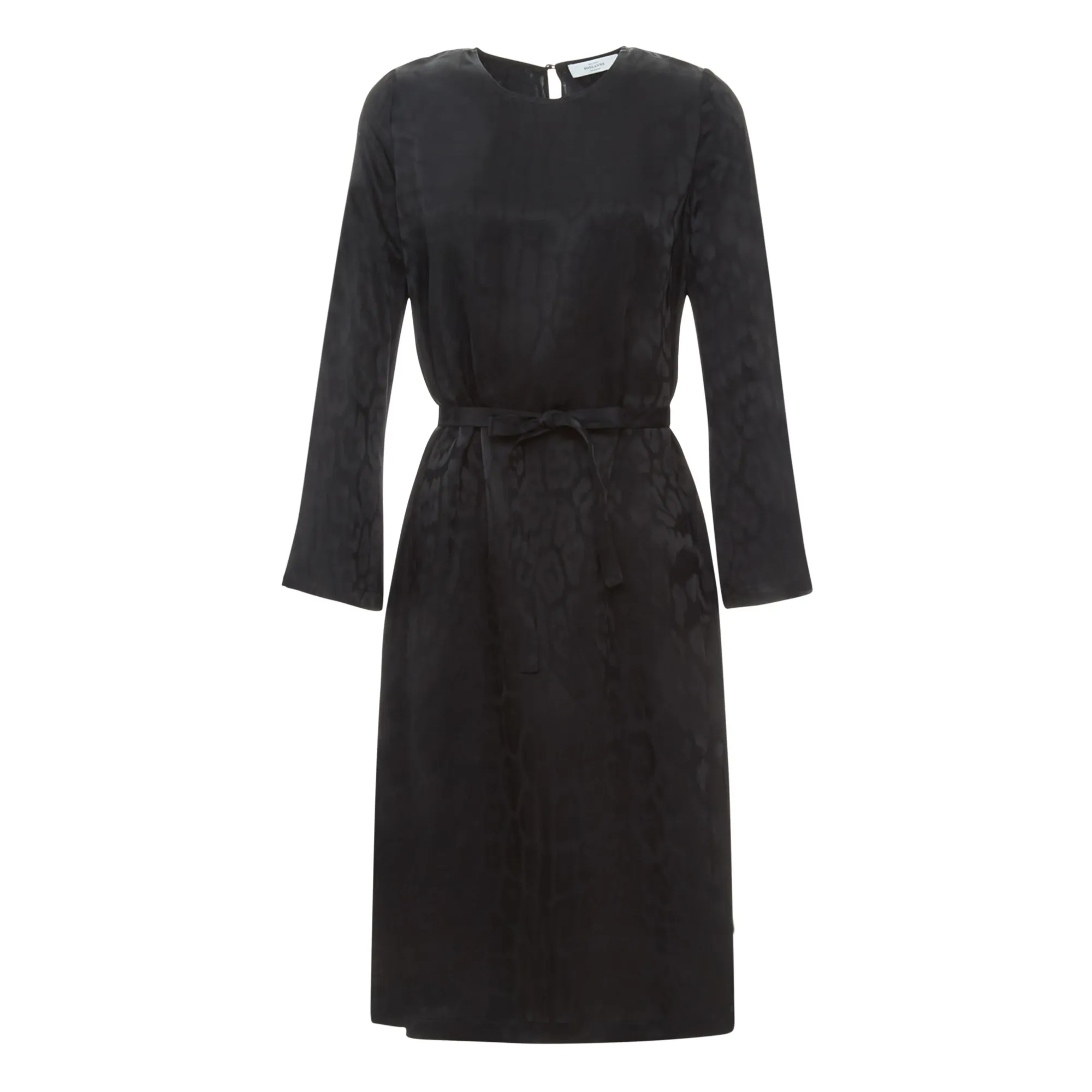 Roseanna Black Hug Leopard Print Dress