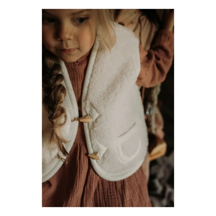 Gilet Sans Manches Alpen | Ecru- Image produit n°1