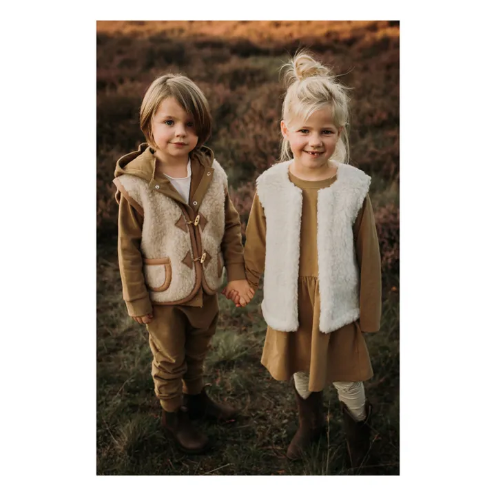 Alpen Sleeveless Gilet | Beige- Product image n°1