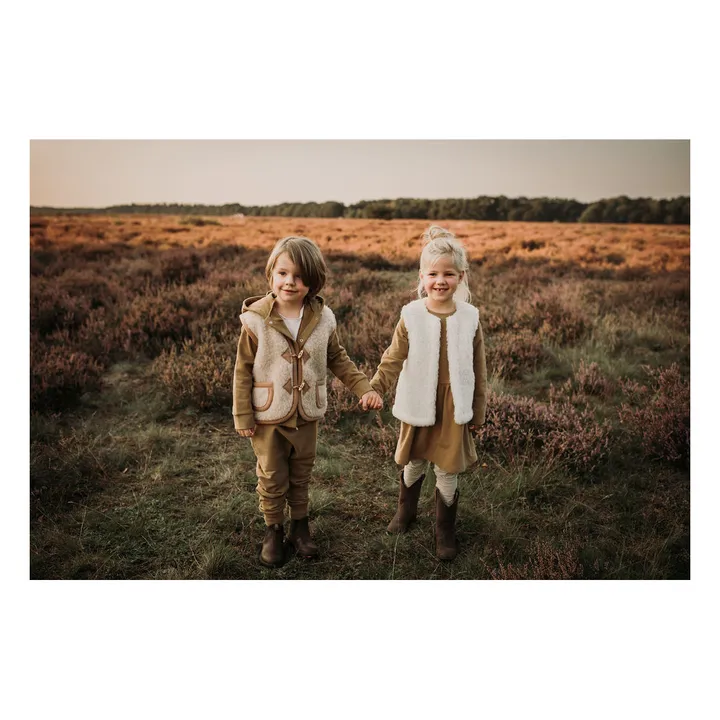 Alpen Sleeveless Gilet | Beige- Product image n°4