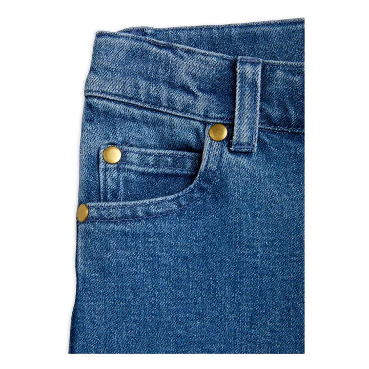 Straight Leg Organic Cotton Jeans | Blue- Product image n°1