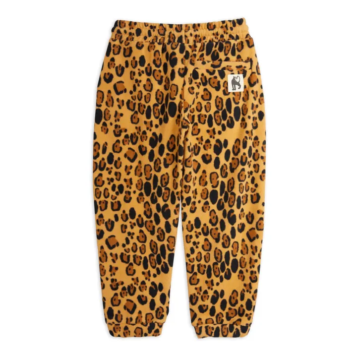Jogginghose Leopard Recyceltes Polyester | Beige- Produktbild Nr. 1