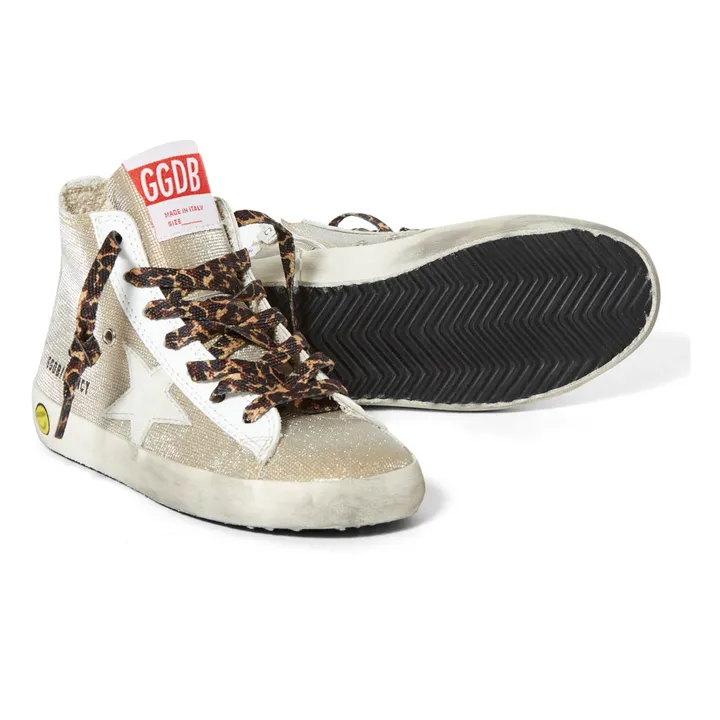 Hohe Sneakers Francy Glitter | Gold- Produktbild Nr. 2