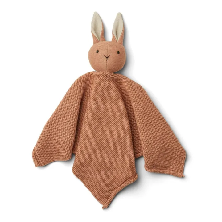 Pupazzetto, motivo: coniglietto, modello: Milo, in cotone bio | Rosa- Immagine del prodotto n°0