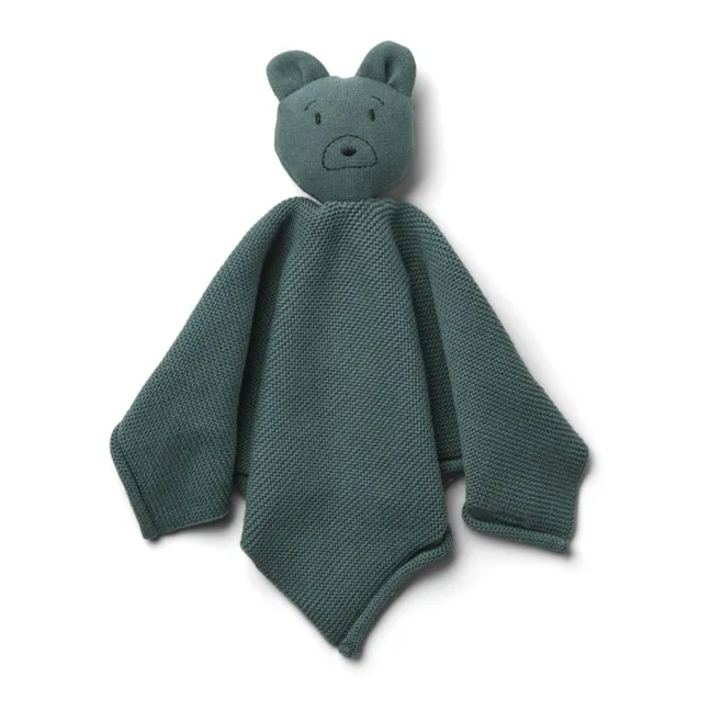 Milo Bear Organic Cotton Soft Toy | Blue