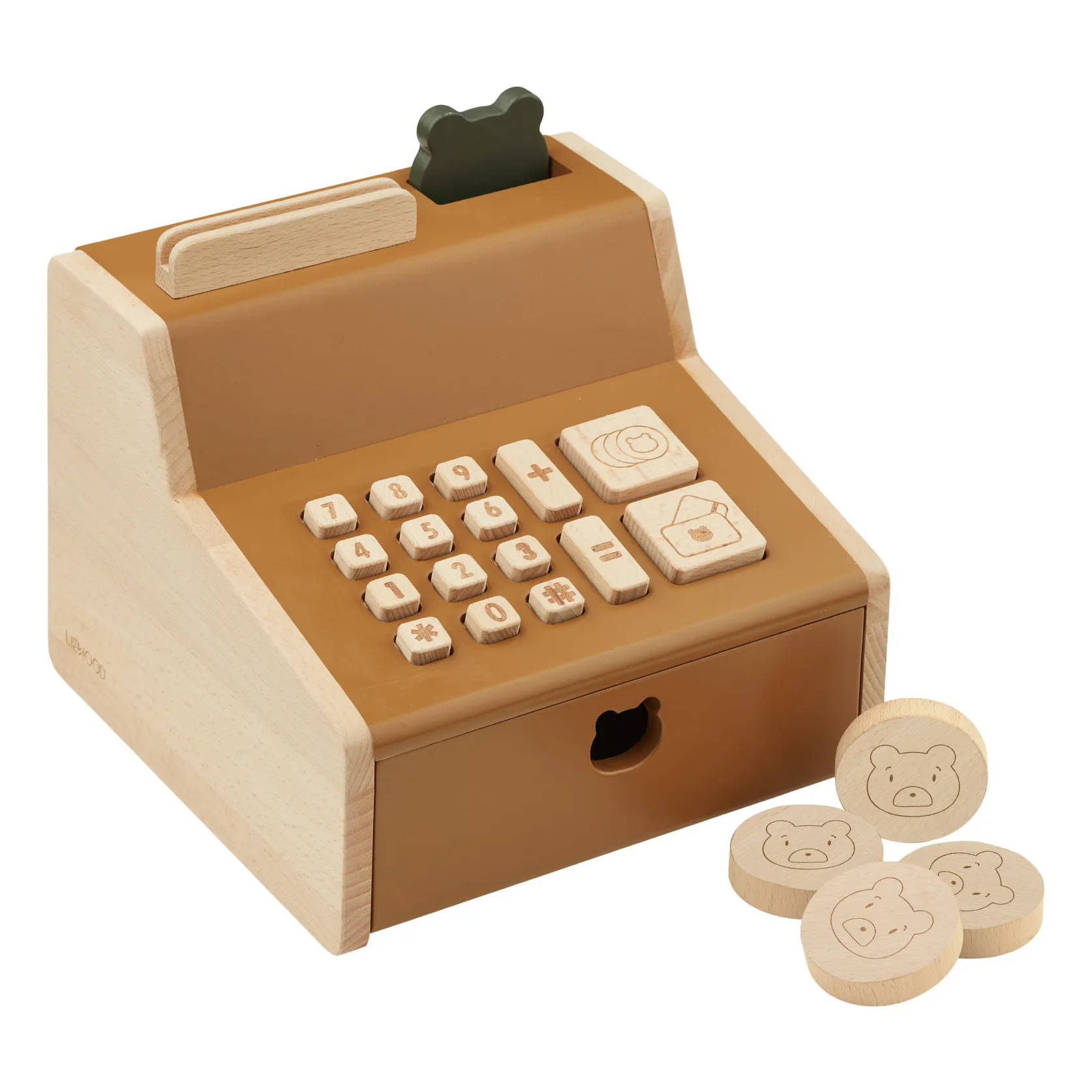 Liewood Caramel Wooden Cash Register