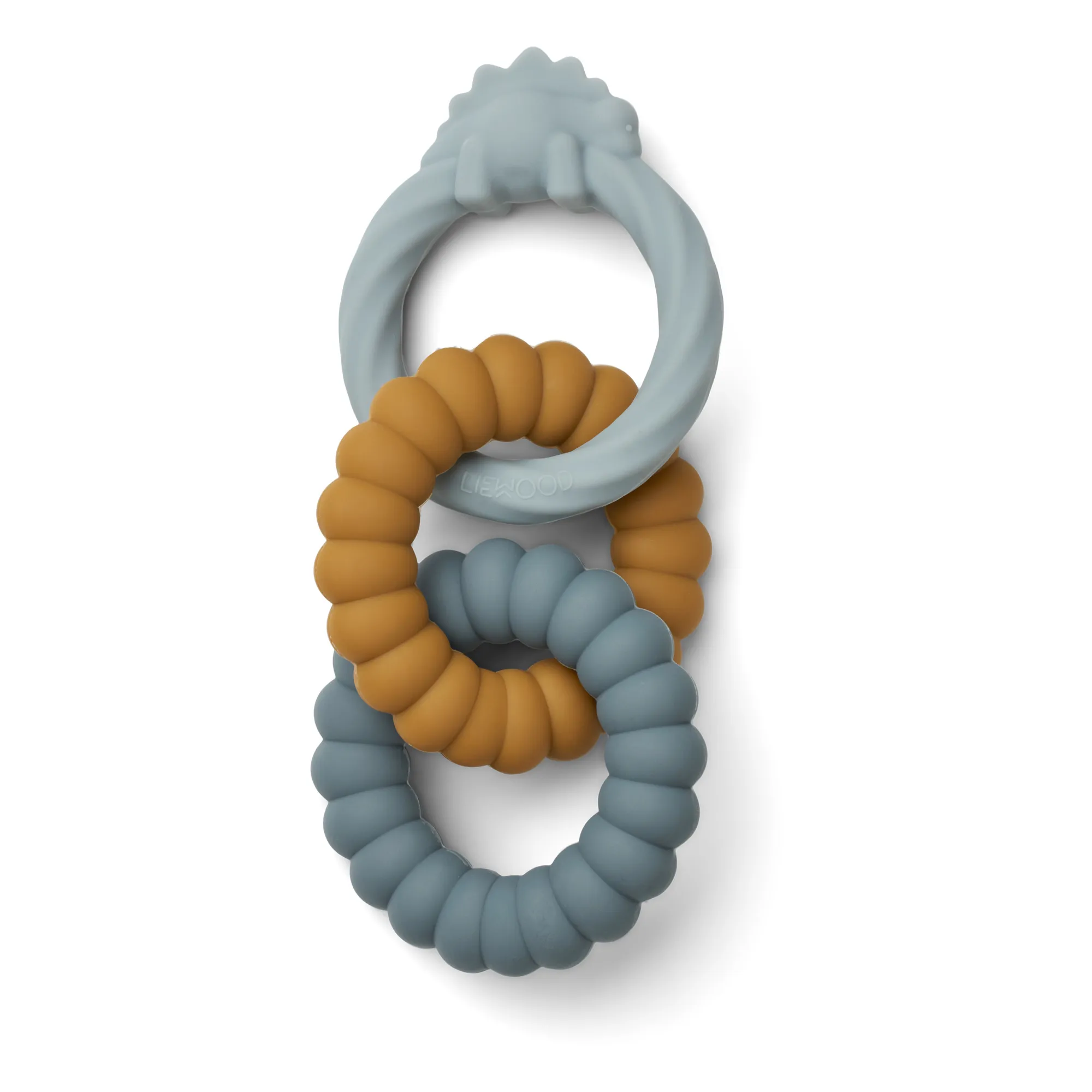 Liewood Blue >Gilbert Silicone Teething Rings