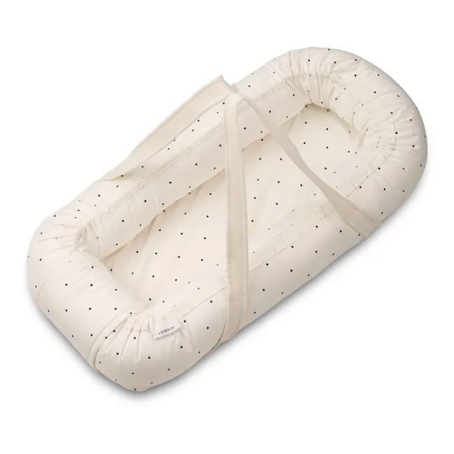 Weiche Babytragetasche Gro aus Bio-Baumwolle | Cremefarben