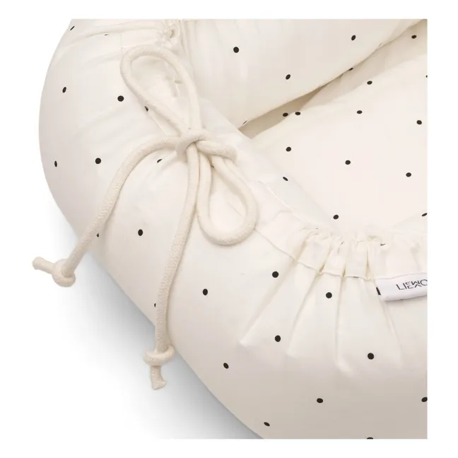 Weiche Babytragetasche Gro aus Bio-Baumwolle | Cremefarben