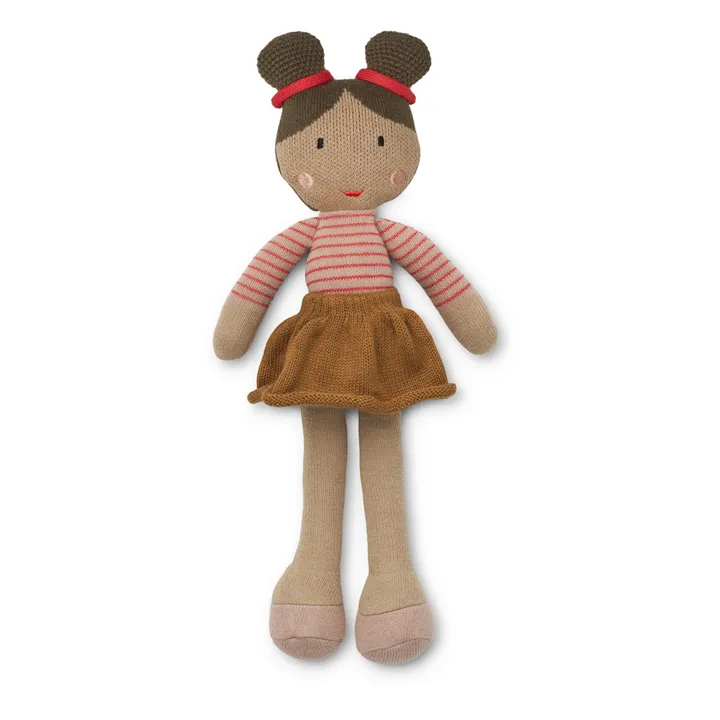 Iris Organic Cotton Doll | Dusty Pink- Product image n°0