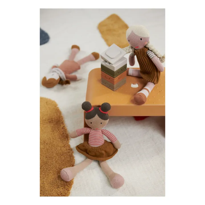 Iris Organic Cotton Doll | Dusty Pink- Product image n°1