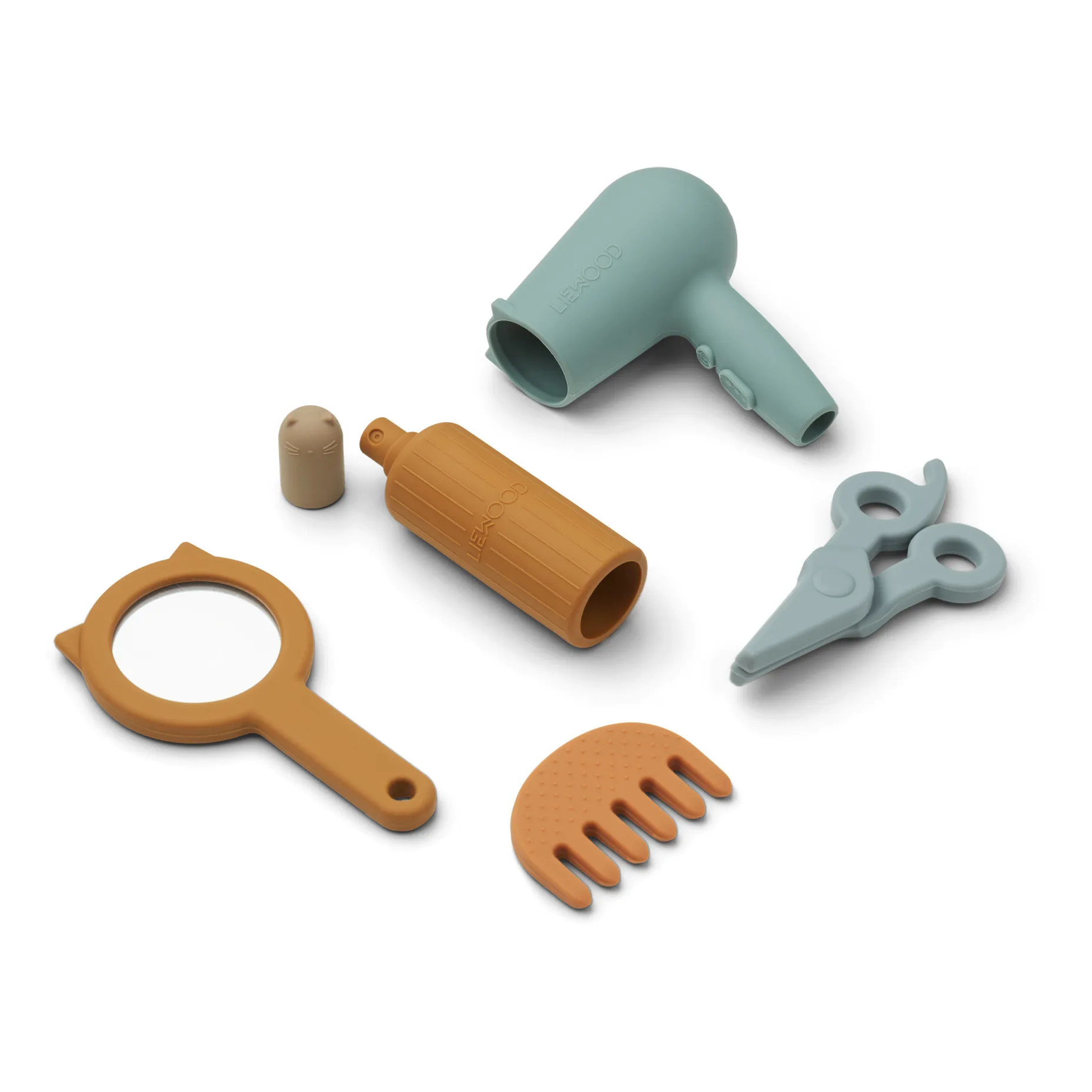 Liewood Pale Blue Withney Silicone Hairdressing Set