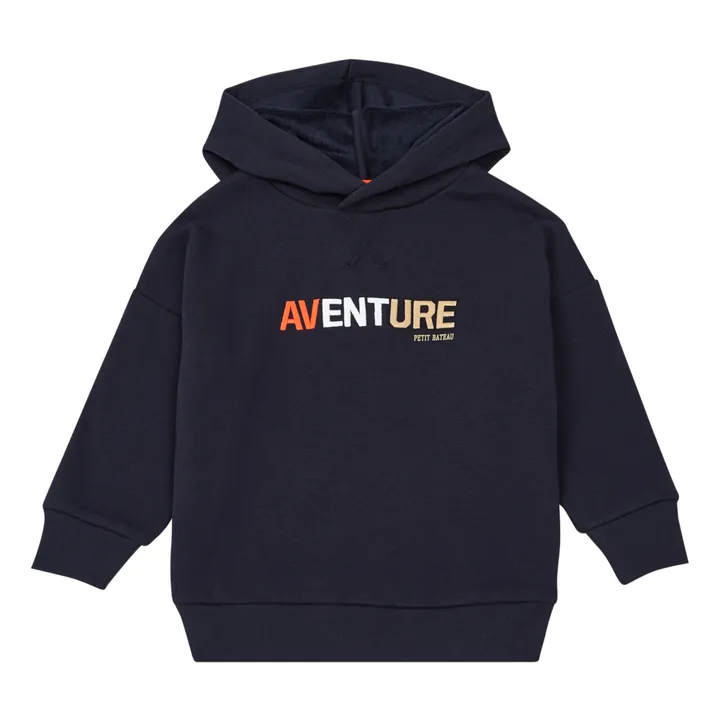 Kapuzen-Sweatshirt Aventure | Navy- Produktbild Nr. 0