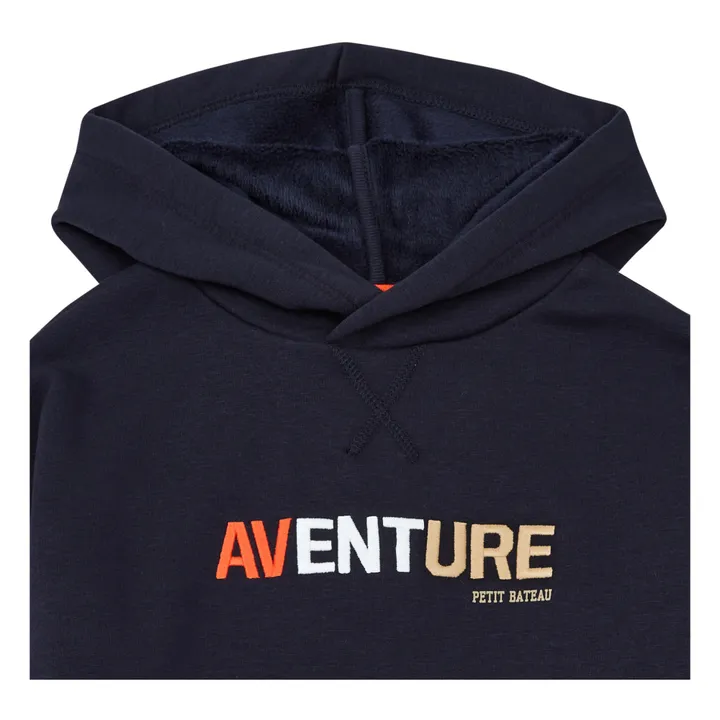 Kapuzen-Sweatshirt Aventure | Navy- Produktbild Nr. 1