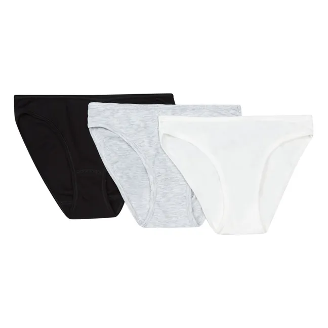 Lote de 3 culottes básicos - Colección Adulto  | Crudo