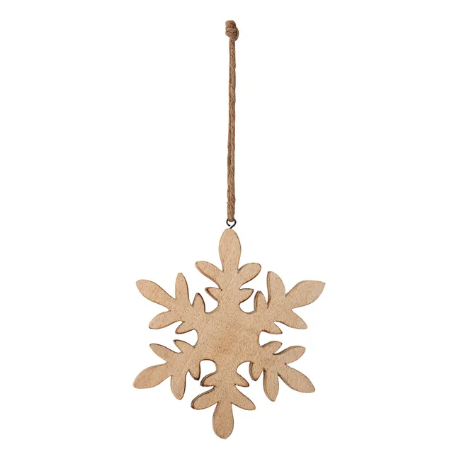 Wooden Snowflake Christmas Decoration